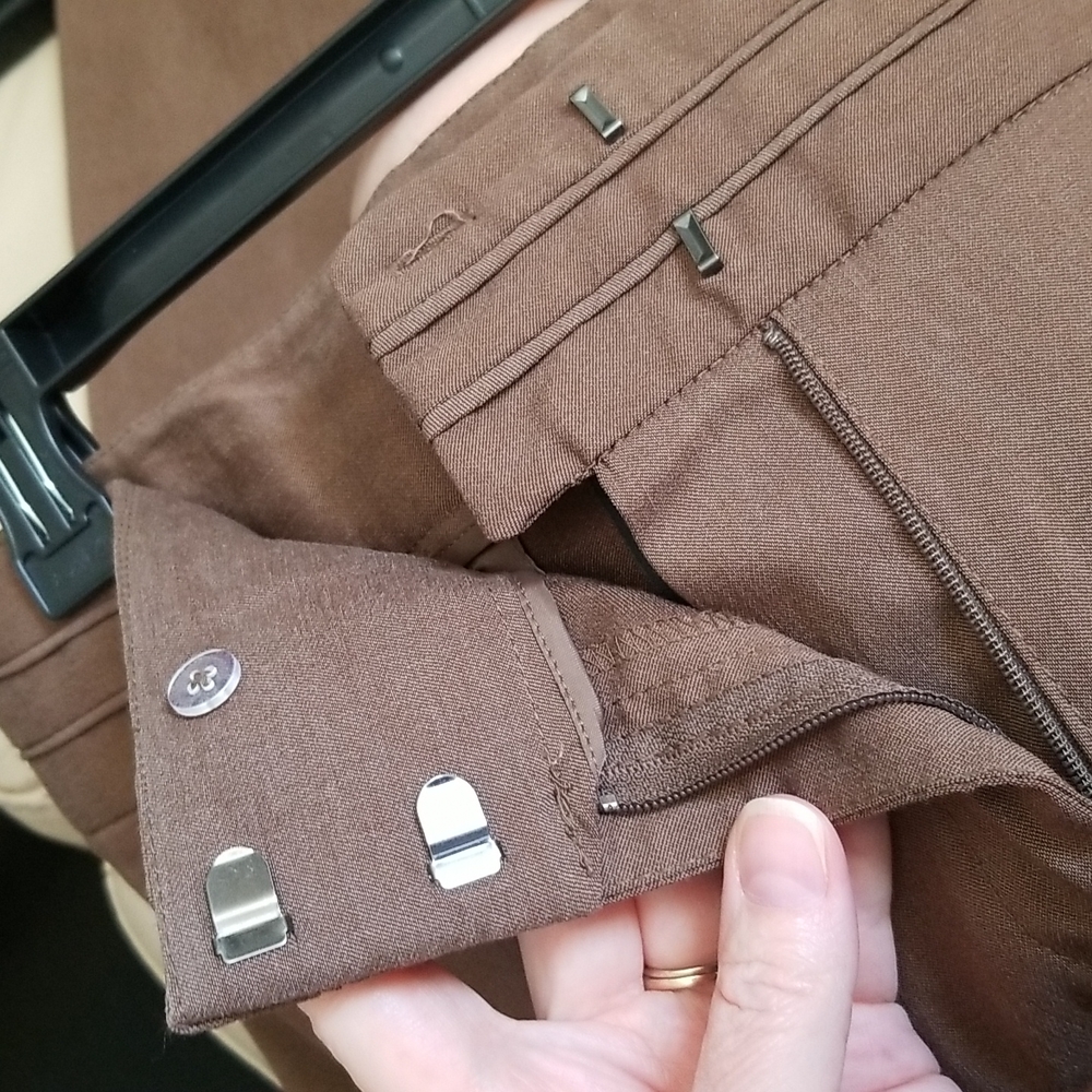 Rafaella Brown Women's Dress Pants Size 8 - Picture 6 of 8